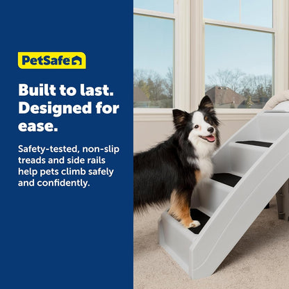 Dog Stairs for Bed Foldable Pet Steps Non Slip Portable 20 25 Inch