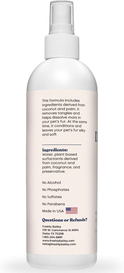 Cat Detangling Spray Leave In Conditioner for Soft Shiny Coats 16oz