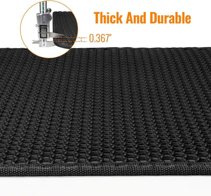 Cat Litter Mat –Waterproof & Urine Proof, Scatter Control, Easy Clean, Washable, BPA-Free