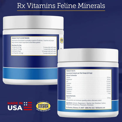 Cat Mineral Supplement Taurine Calcium Immune Joint Support Powder 8oz
