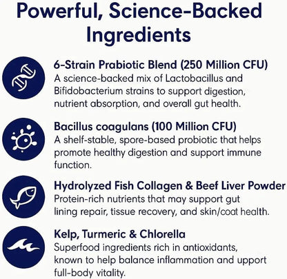Cat Probiotic Drops – Digestive Relief & Gut Health Supplement, 1oz