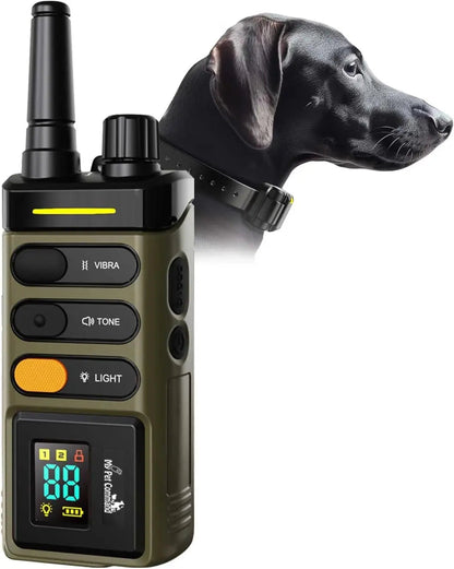 Dog Training Collar for up to 2 Dogs Remote Waterproof Rechargeable 1 Mile Range