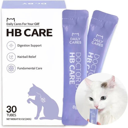 Dr.By Cat Hairball Care Lickable Supplement, Omega-3, 30 Ct