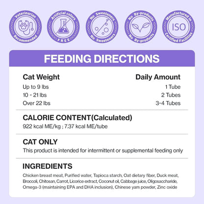 Dr.By Cat Hairball Care Lickable Supplement, Omega-3, 30 Ct