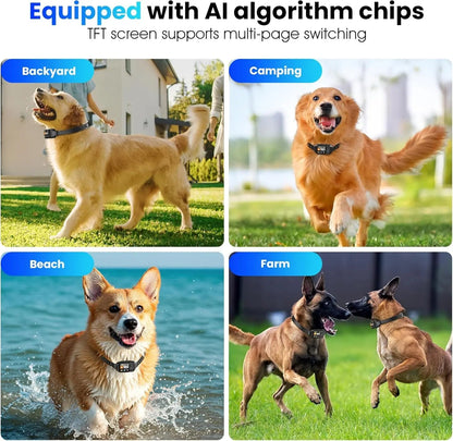 GPS Wireless Dog Fence Smart Adjustable Boundary Waterproof Collar Outdoor