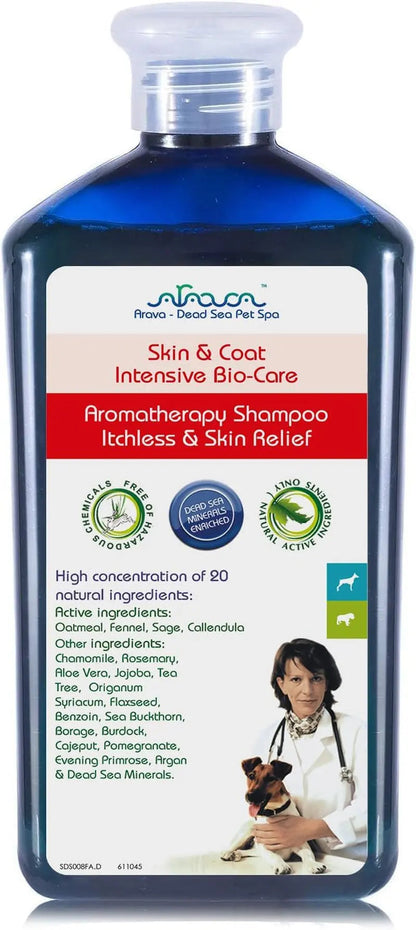 Medicated Dog Shampoo Anti Itch & Yeast Hot Spot Skin Relief 13.5oz