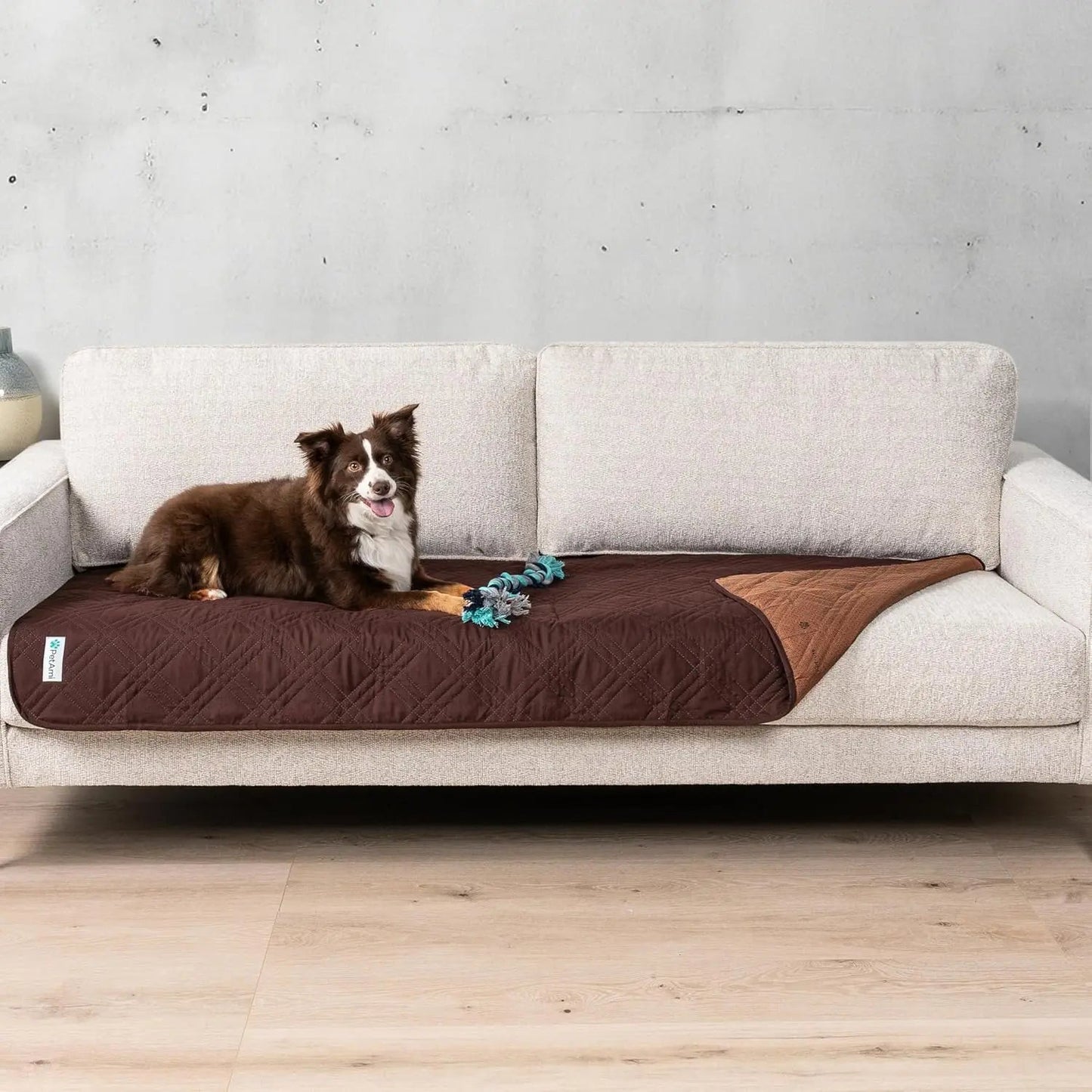 Reversible Waterproof Couch Cover – Washable Furniture Protector for Pets