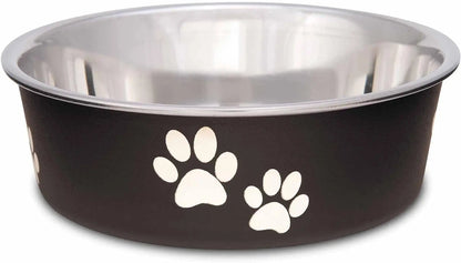 Stainless Steel Dog & Cat Bowl | Spill-Resistant Feeding Bowl (various colors)