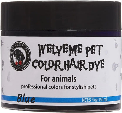 WELYEME Permanent Pet Hair Dye for Dogs, Bright Professional Color Kit