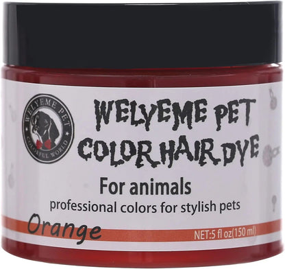 WELYEME Permanent Pet Hair Dye for Dogs, Bright Professional Color Kit