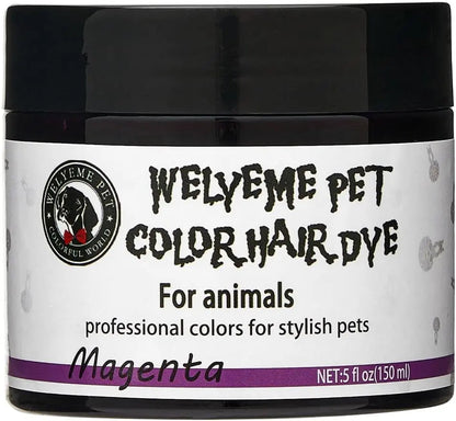 WELYEME Permanent Pet Hair Dye for Dogs, Bright Professional Color Kit