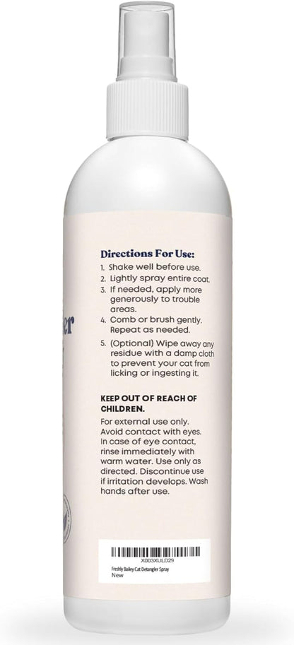 Cat Detangling Spray Leave In Conditioner for Soft Shiny Coats 16oz