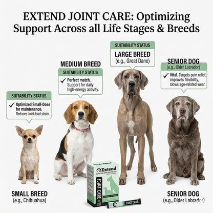 Dog Joint Supplement Powder Glucosamine Chondroitin MSM Collagen 30Ct
